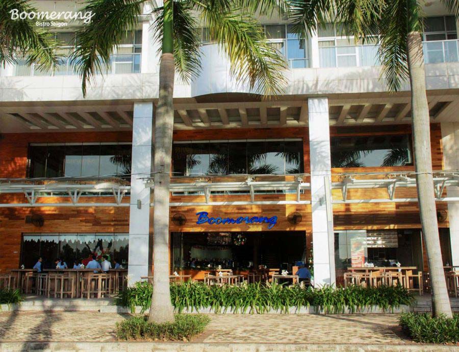 Không gian nhà hàng Boomerang Bistro Saigon
