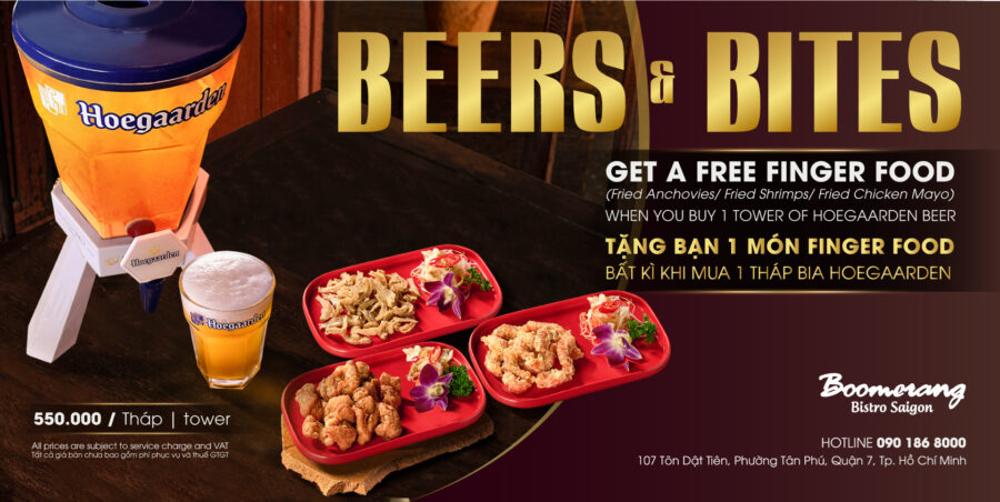 BEERS AND FREE BITES